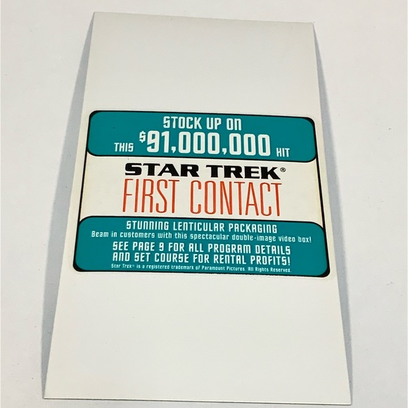 Star Trek First Contact movie card promo - Picture 3 of 3